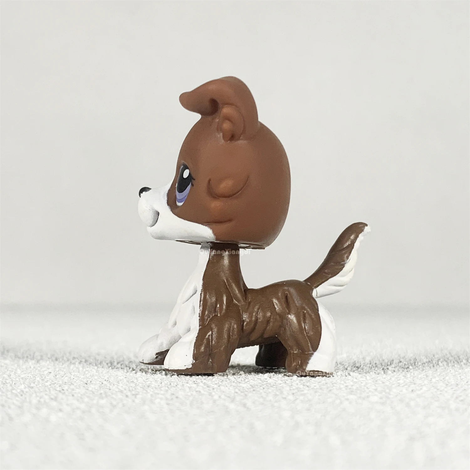 CWG107 Pet Shop Animal Dark brown cute puppy Dog action Figure cute puppy