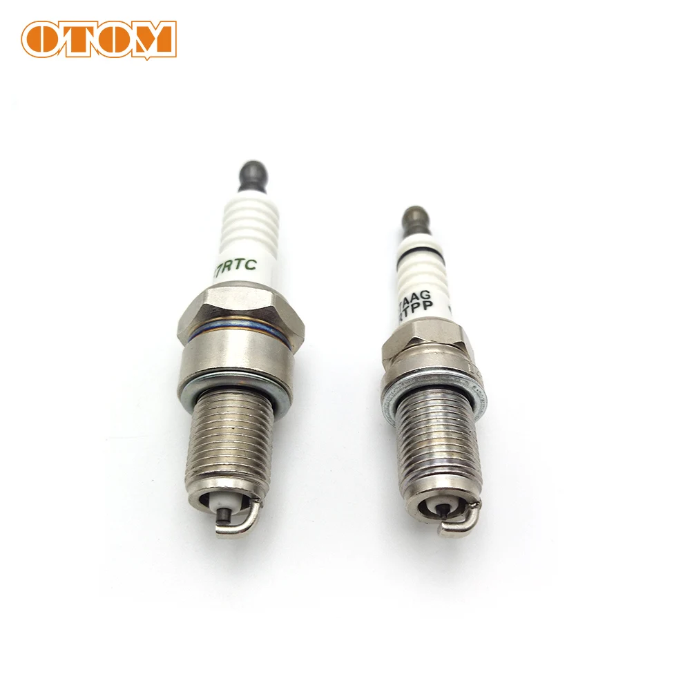 OTOM DT230 Spark Plug F7RTC & K9RTPP Ignition Device For YAMAHA MT250 2 Stroke dt 250cc Motocross Motorcycle Engine Parts