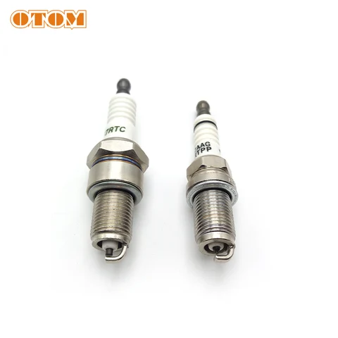 Свеча зажигания OTOM DT230 F7RTC и K9RTPP, устройство зажигания для YAMAHA MT250, 2 такта dt 250cc, детали двигателя мотоцикла