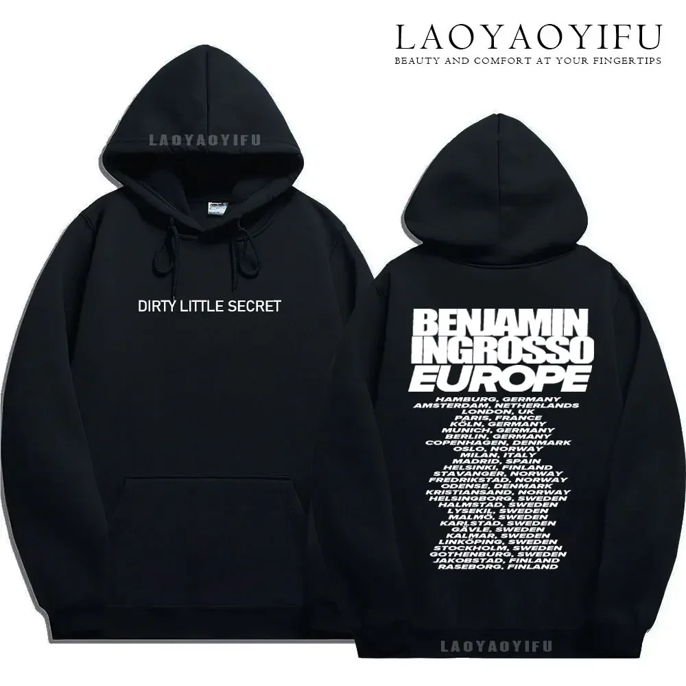 2024 New in Dirty Little Secret Europe Tour Hoodie Fans Gift Graphic Sweatshirt Trending Hoody Customized Many Colors Pullover