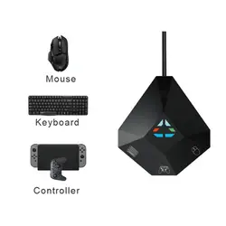 Keyboard Mouse Converter Controller Converter Support for PS4/PS3/ONE/360/Switch Console Keyboard Mouse Converter