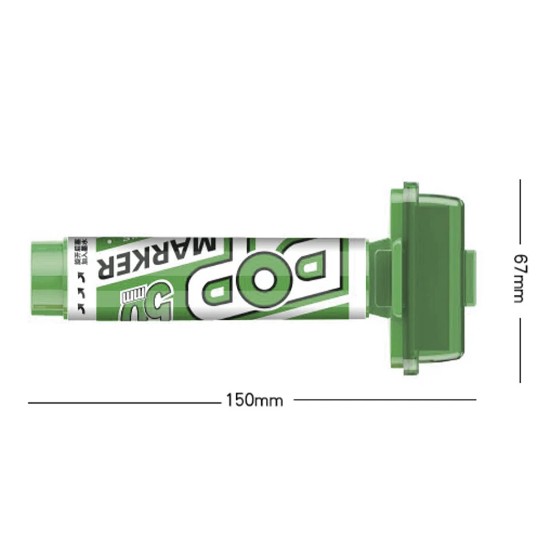 قلم حبر وحبر جامبو POP ذو طرف عريض للغاية 50 مم، حبر غير شفاف سريع الجفاف للملصقات والعلامات والإعلانات بالتجزئة والصيدلة #2
