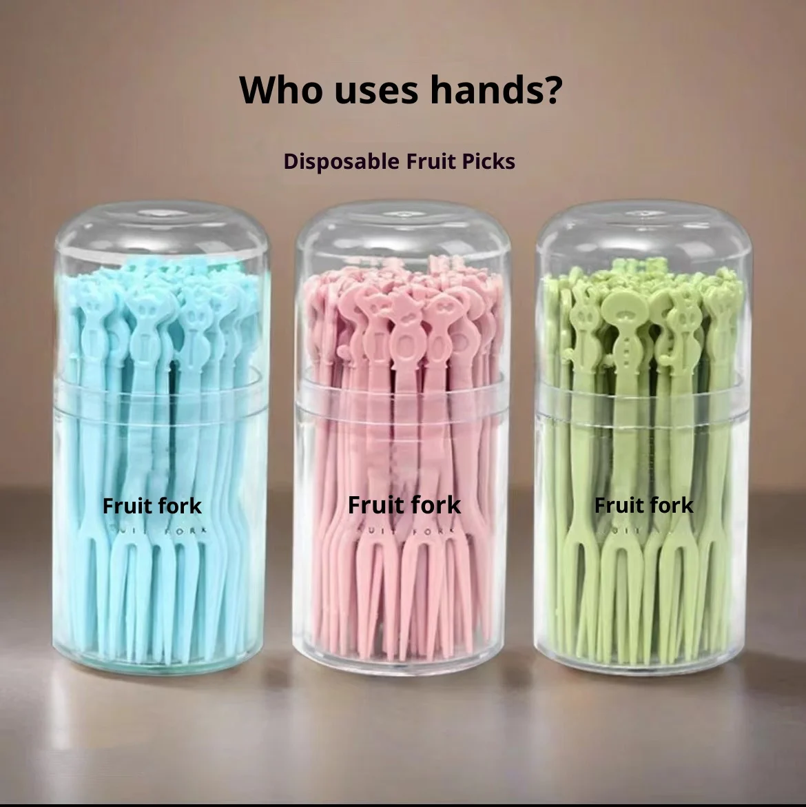 

Home Use Disposable Fruit Forks Boxed Cake Dessert Pastries Plastic Sticks Mini Forks for Party Supplies And Catering