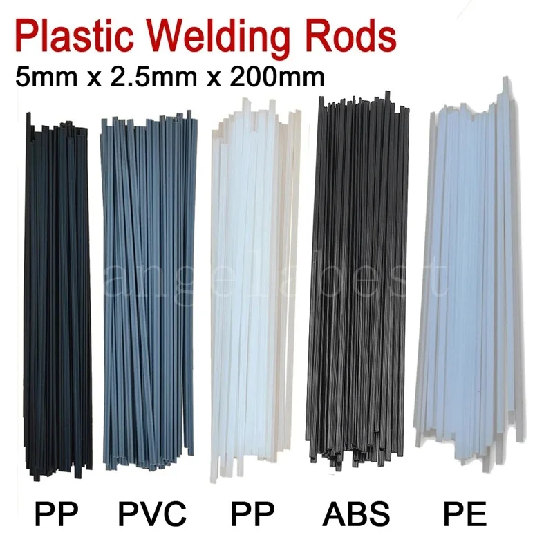 

Plastic Welding Rods Set 200mm ABS PP PVC PE Car Bumper Repair Electrodes Sticks Soldering Accessories Hot Air Gun Welder Kit