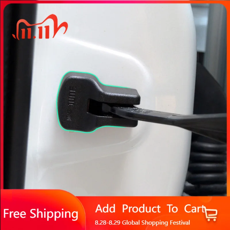 

Внутренние наклейки для Porsche 911 Boxster Cayenne Cayman Macan, аксессуары, 4 шт., антикоррозийный стопор для дверного замка автомобиля, Check Arm Protec