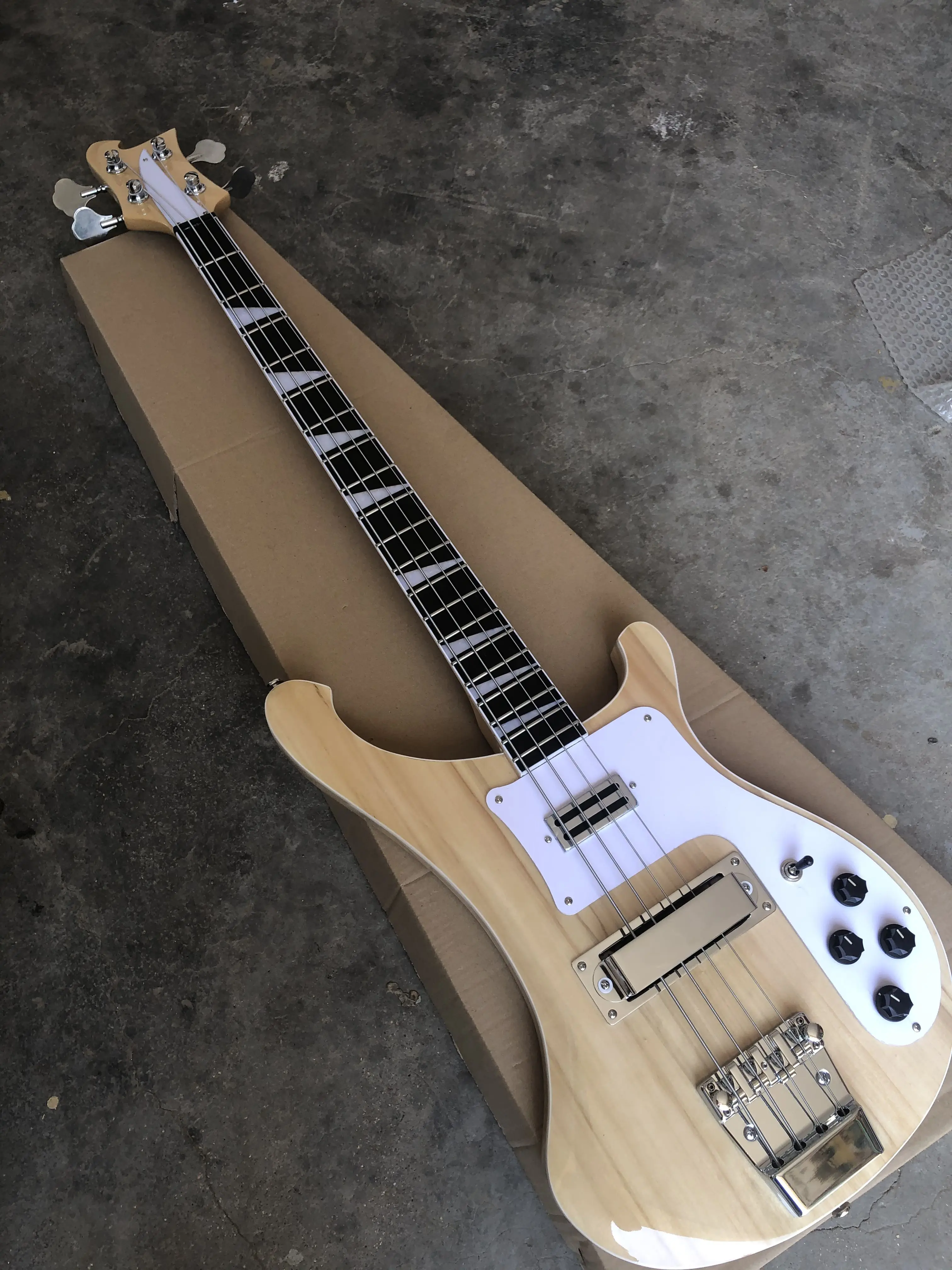 

Rickenbacker-Electric Bass Guitar, 4 Strings, Rosewood Fingerboard, Burlywood Color, High Quality, Free Shipping, 4003