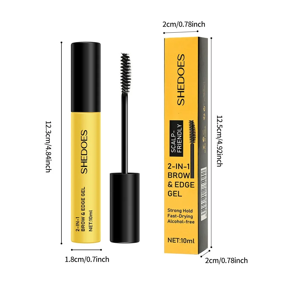 جل تشكيل الحواجب شفاف مقاوم للماء لتشكيل الحواجب، جل طبيعي طويل الأمد ثلاثي الأبعاد معززات الحواجب، شمع الشعر