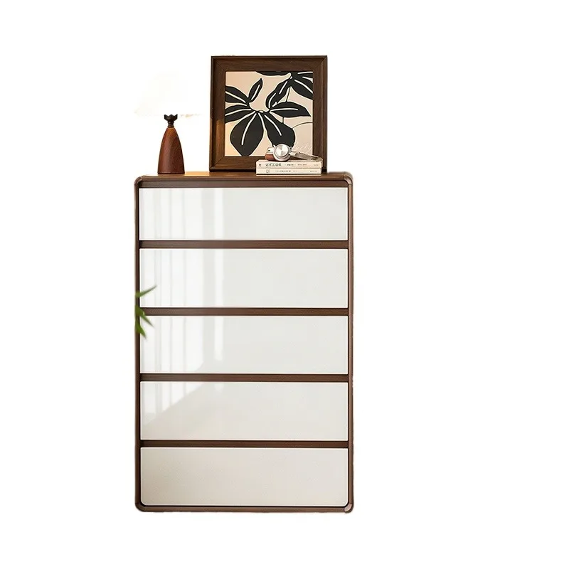 Solid wood living room wall-mounted TV cabinet, bedroom storage cabinet