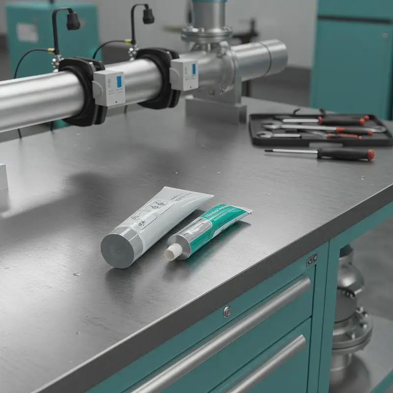 Ultrasonic Flowmeter Coupling Sealant 115/120g TZM-1 High Adhesion Coupling Agent for Plumbing Flow Detection Work
