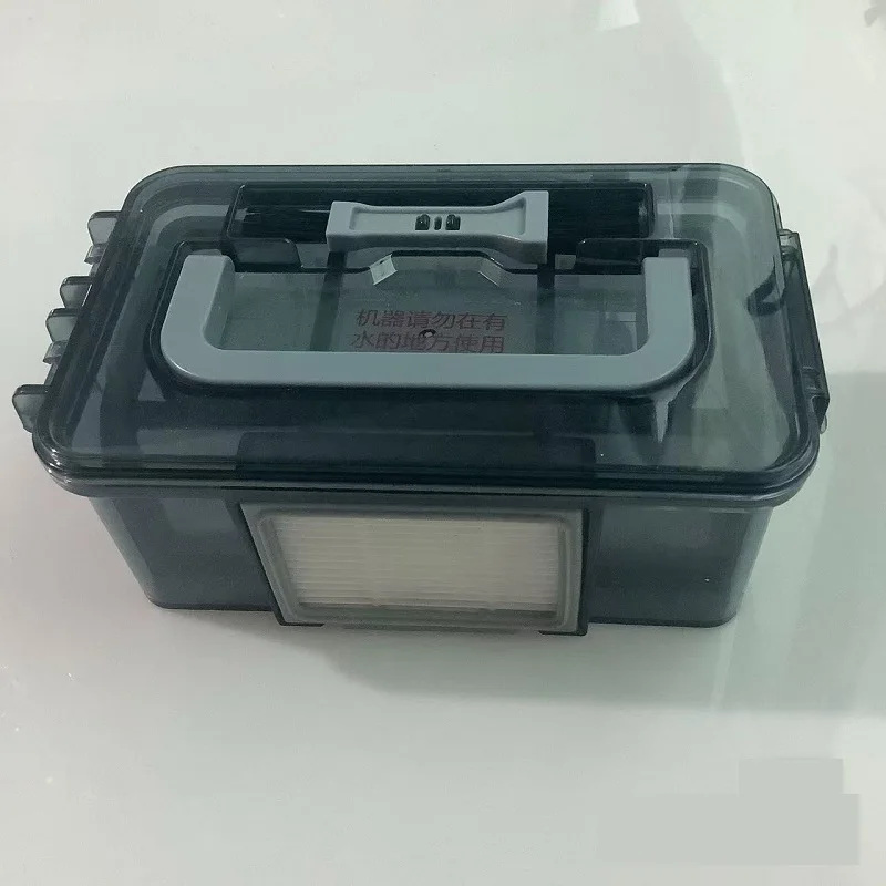 Caja de polvo, marco de filtro HEPA, sellos de goma para Ursus Trotter UT-MARINETTI-Negro, accesorios de repuesto para aspiradora robótica, contenedor de polvo