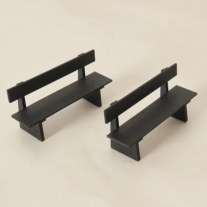  Doll House Accessories Long Chair Table Furniture Set With Simulation Detailed