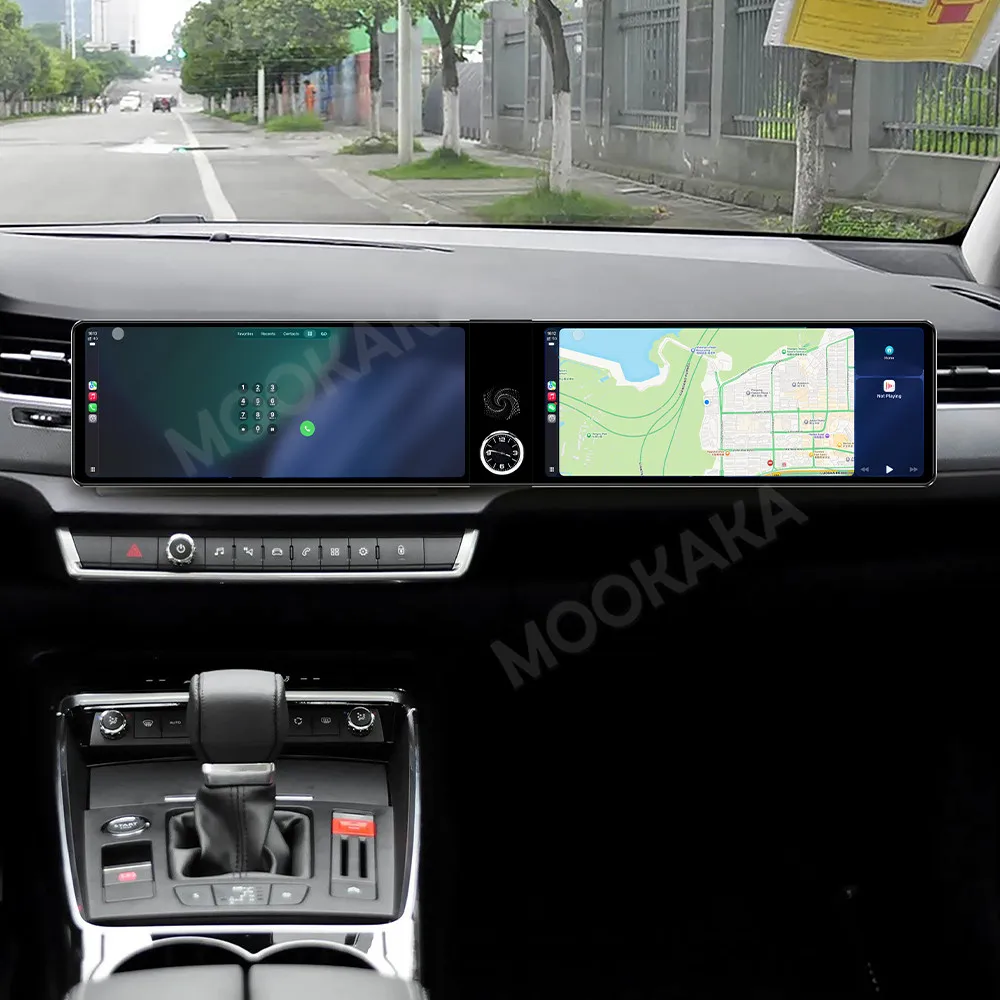 Dual 12.3“ Qualcomm Car Multimedia Player Android Screen For Citroen C5 2008~2018 Car Radio GPS Navi CarPlay Auto Head Unit