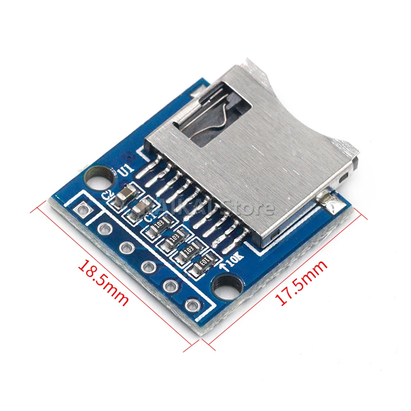 Micro SD Storage Expansion Board Mini Micro SD TF Card Memory Shield Module With Pins for Arduino