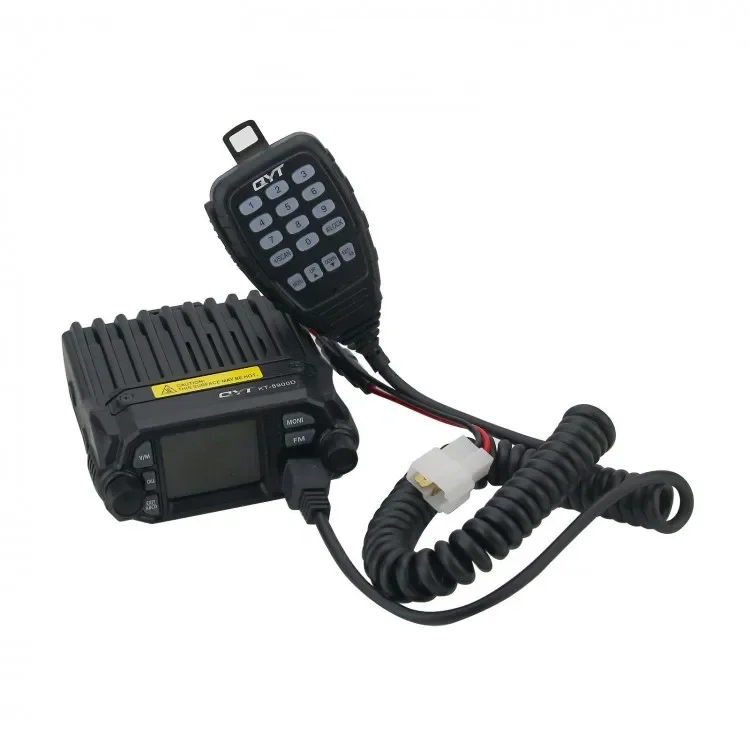 KT-8900D VHF UHF estación de radio para coche Walkie Talkie de radio móvil de doble banda de 2 vías con cable USB