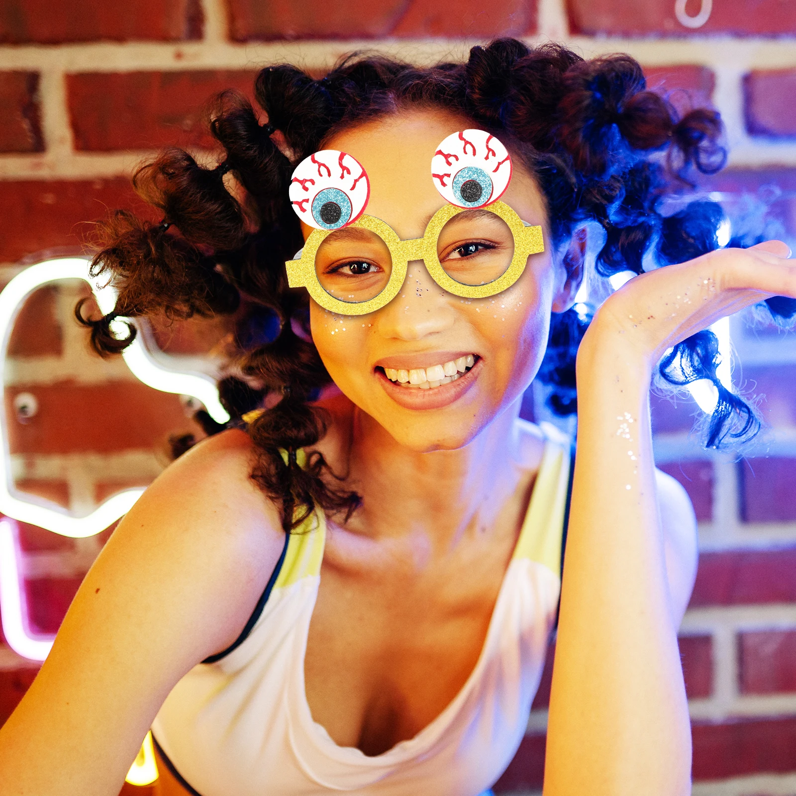 

4pcs Halloween Glasses Props Funny Decorative Owl Eyewear Party Cosplay Accessories Kids Photo Toys Safe Material