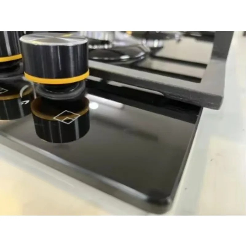 Safe 5 burner Gas Cooktop Commercial Kitchen Appliance Hob NG/LPG Glass Cooking Stove