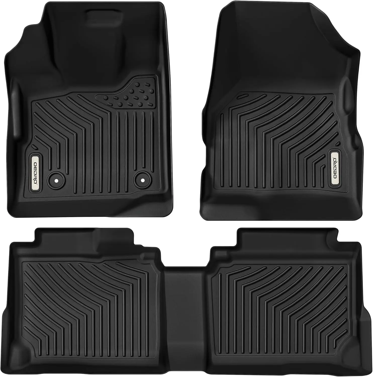 

Floor Mats Fit for 2010-2017 Chevrolet Equinox/2010-2017 GMC Terrain, All-Weather Car Floor mats TPE Custom Fit Front & 2nd Seat