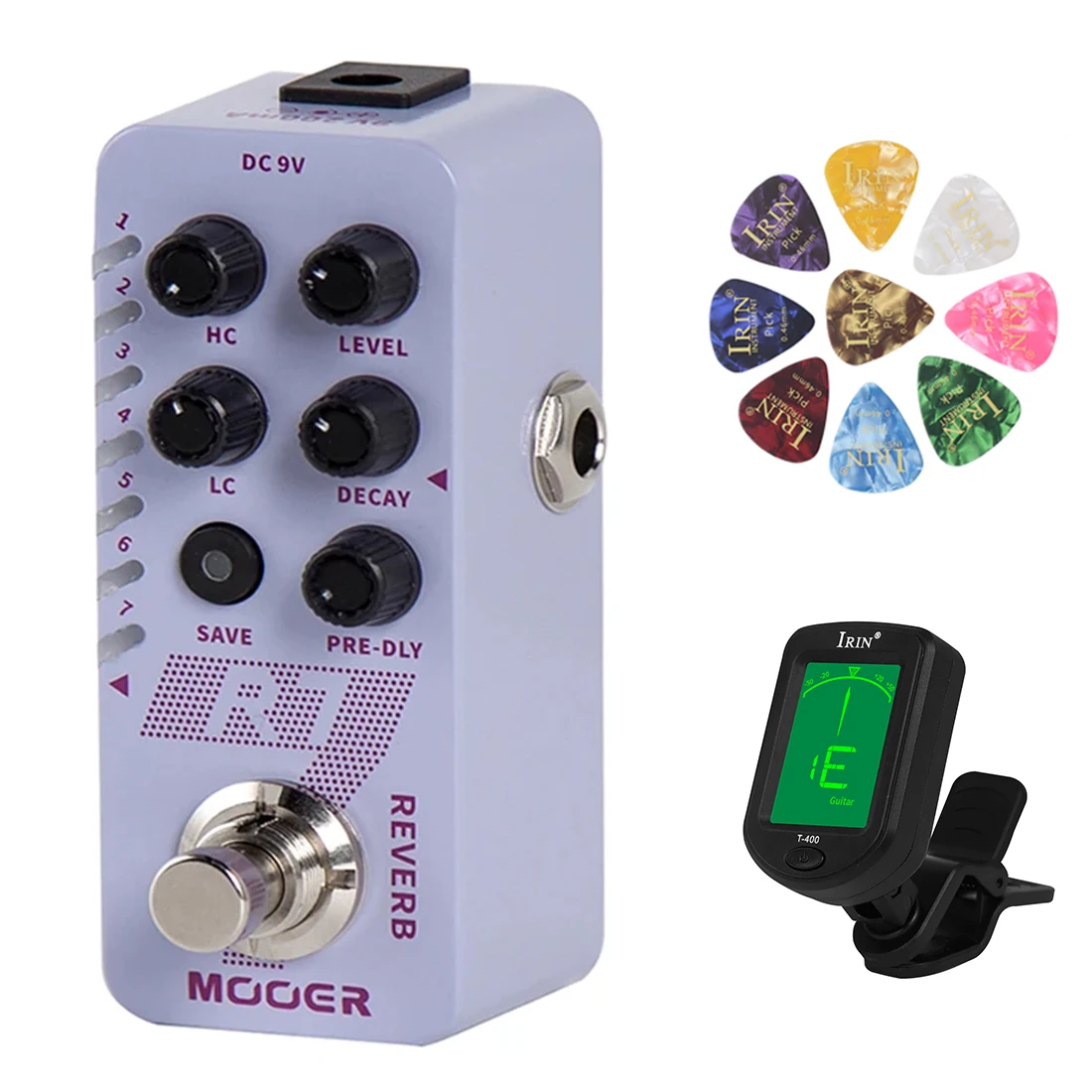 

Mooer R7 Digital Reverb Guitar Effect Pedal with 7 Classic Reverb Effects Room Hall Cave Plate Spring Mod Guitar Accessories