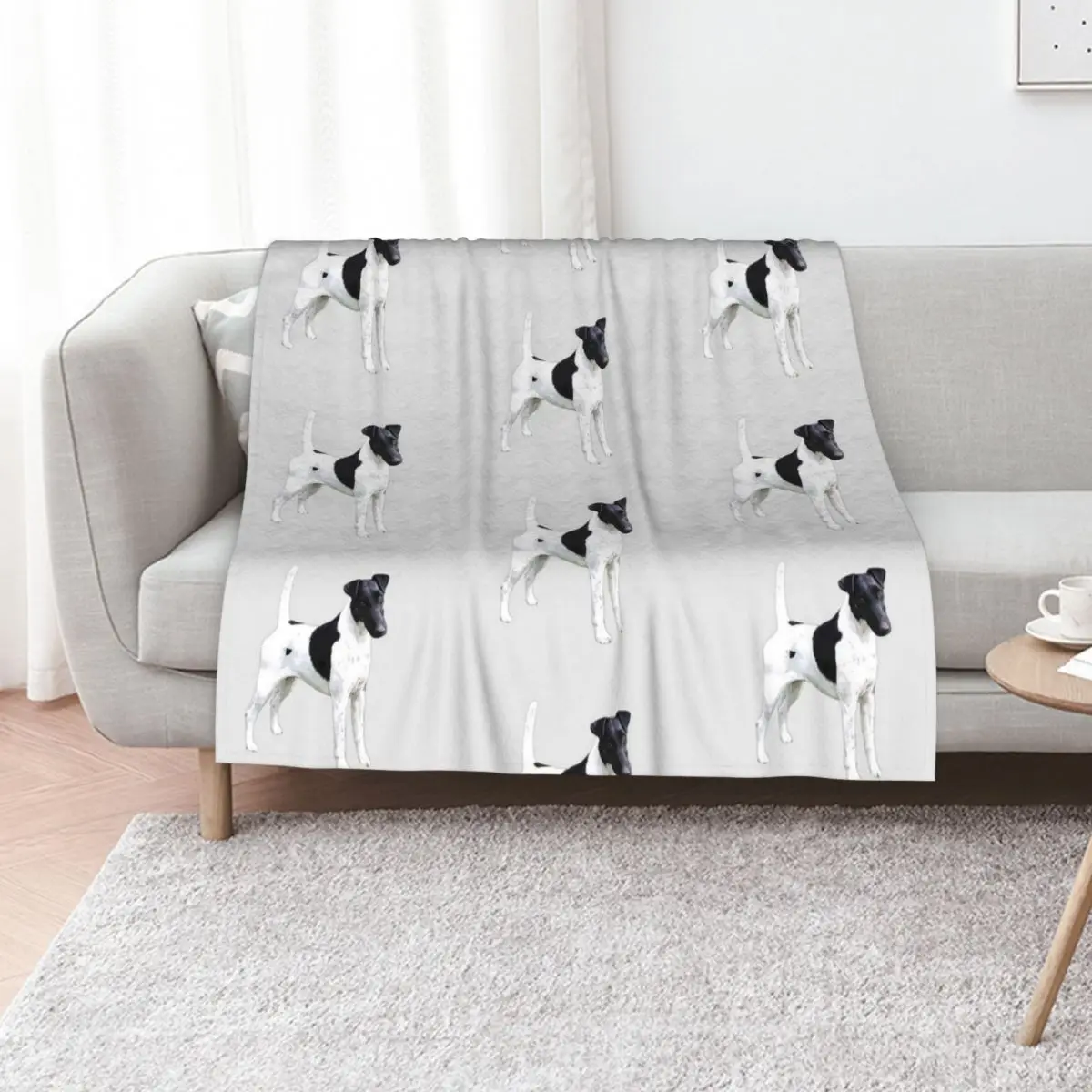 Fox Terrier Smooth Throw Blanket Retros For Baby Soft Plush Plaid Thermals For Travel Luxury Designer Bed linens Blankets