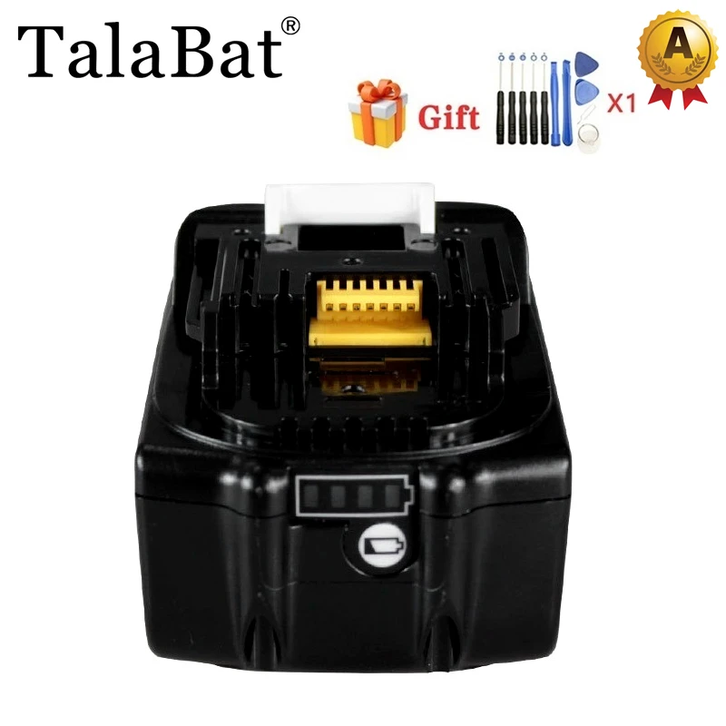 

TaLaBat 18V battery for makita BL1860 li-ion 18v 6000mAh BL1840B BL1850B BL1890 BL1815 BL1830 BL1835 Cordless Drills Batteries