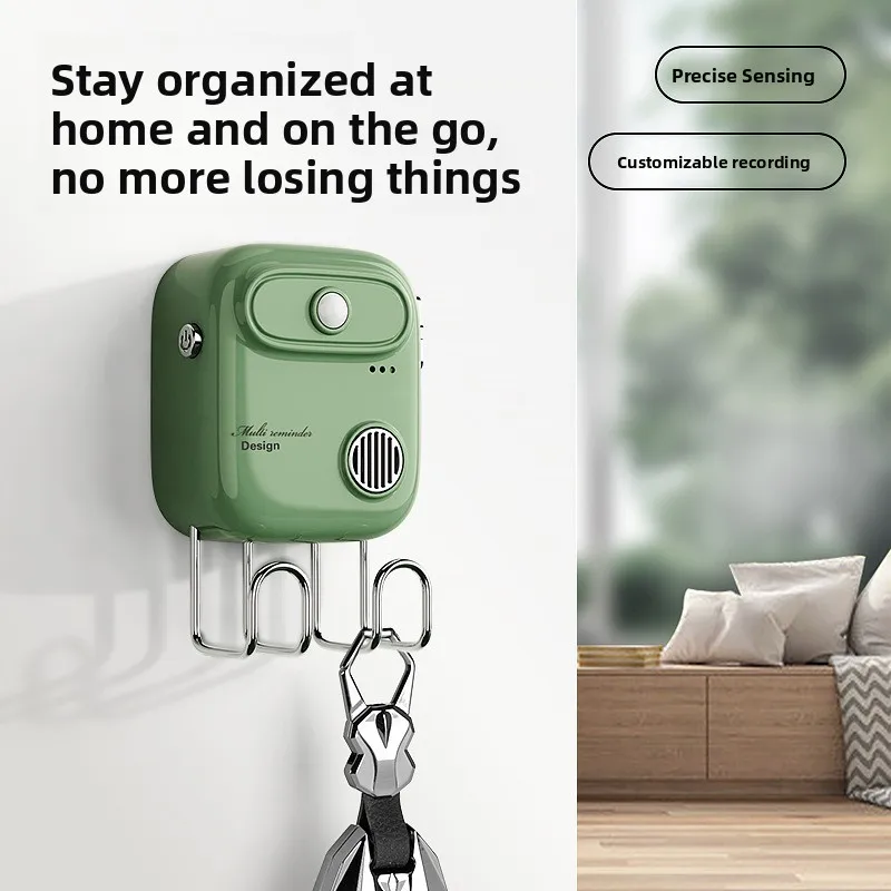 HUIBAOGE Smart Voice Reminder Device for Home Use, Anti-Forgetting Key Sensor for the Elderly