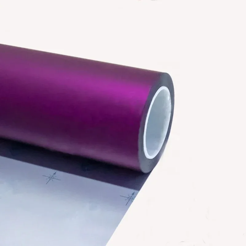 Automotive ice film Matte violet self-adhesive vinyl paper PPF paint protective film roll Strong anti-wear