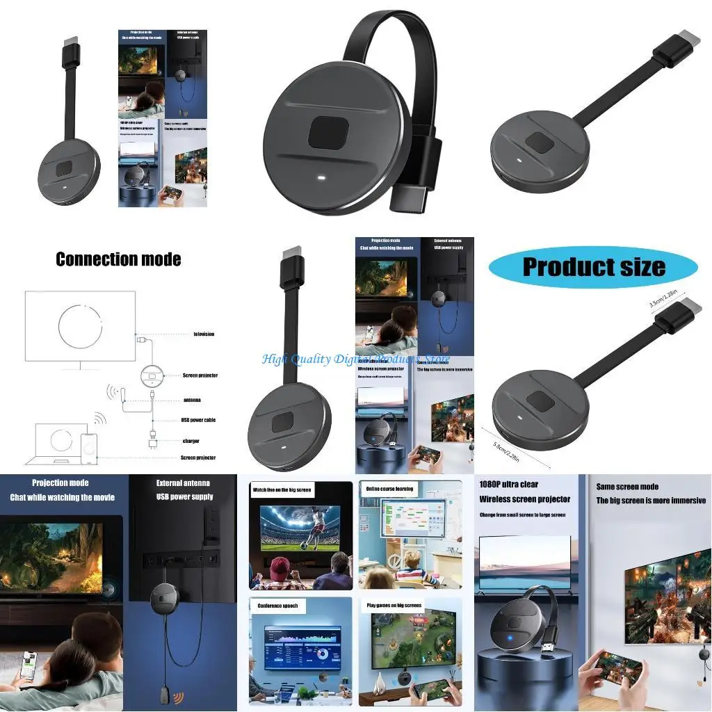 

U2JE Stream 4K Media Wireless Transmitters Extender for HDTV and Projectors