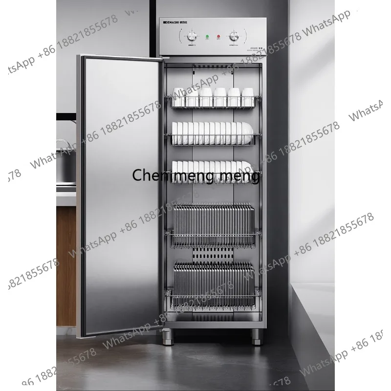 

Double door disinfection cabinet commercial vertical stainless steel disinfection cupboard canteen high temperature XDR338-F3
