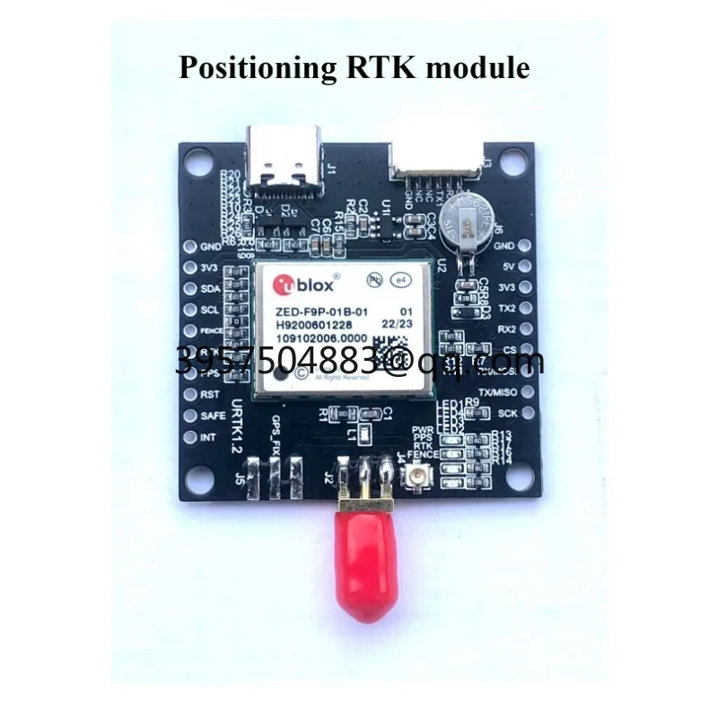 ZED-F9P 01B New high-precision centimeter-level differential positioning RTK module GNSS board