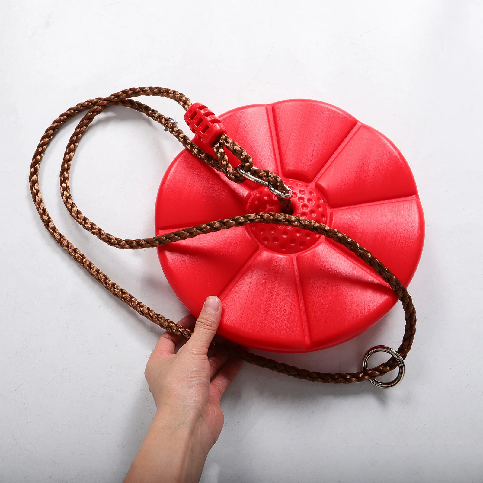 1 مجموعة 1 مجموعة 8-البتلات سميكة البلاستيك الاطفال مقعد أرجوحة للخارجية حديقة ساحة ملعب شجرة كرسي أرجوحة معلق للأطفال