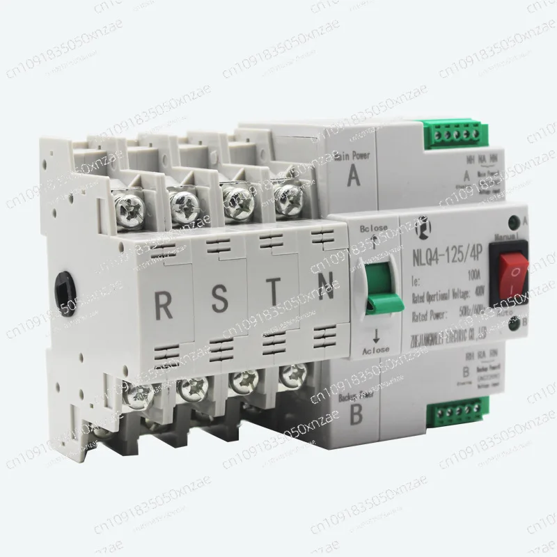 

400V millisecond level switching continuous power dual power supply automatic transfer switch NLQ4-125/4P 100A English
