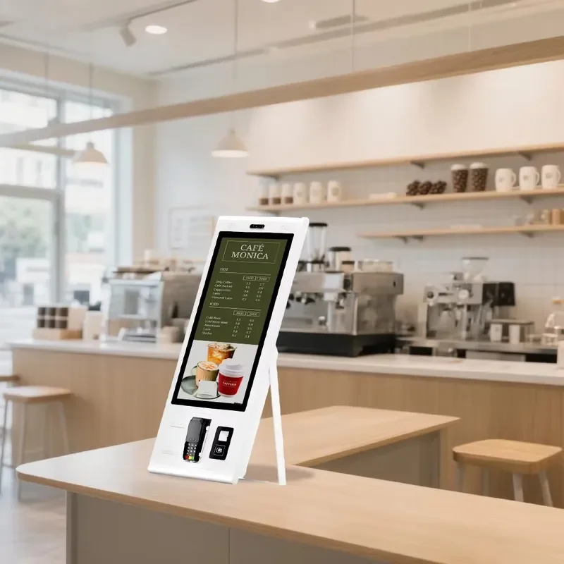 21.5 Inch Desktop Self Ordering Kiosk Automated Self-Service Order-Pay Terminal for Retail & Food Service