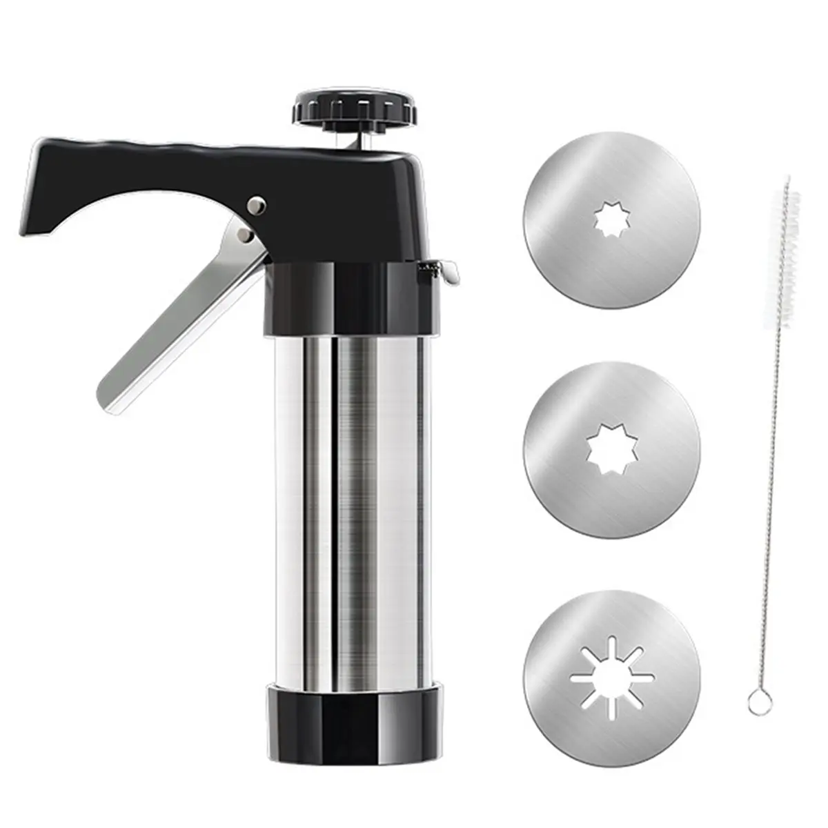A45I Home Churros Maker Machine for Spanish Fried Dough Sticks Dessert Kitchen Gadget Easy Clean Latin American Snack 3pc