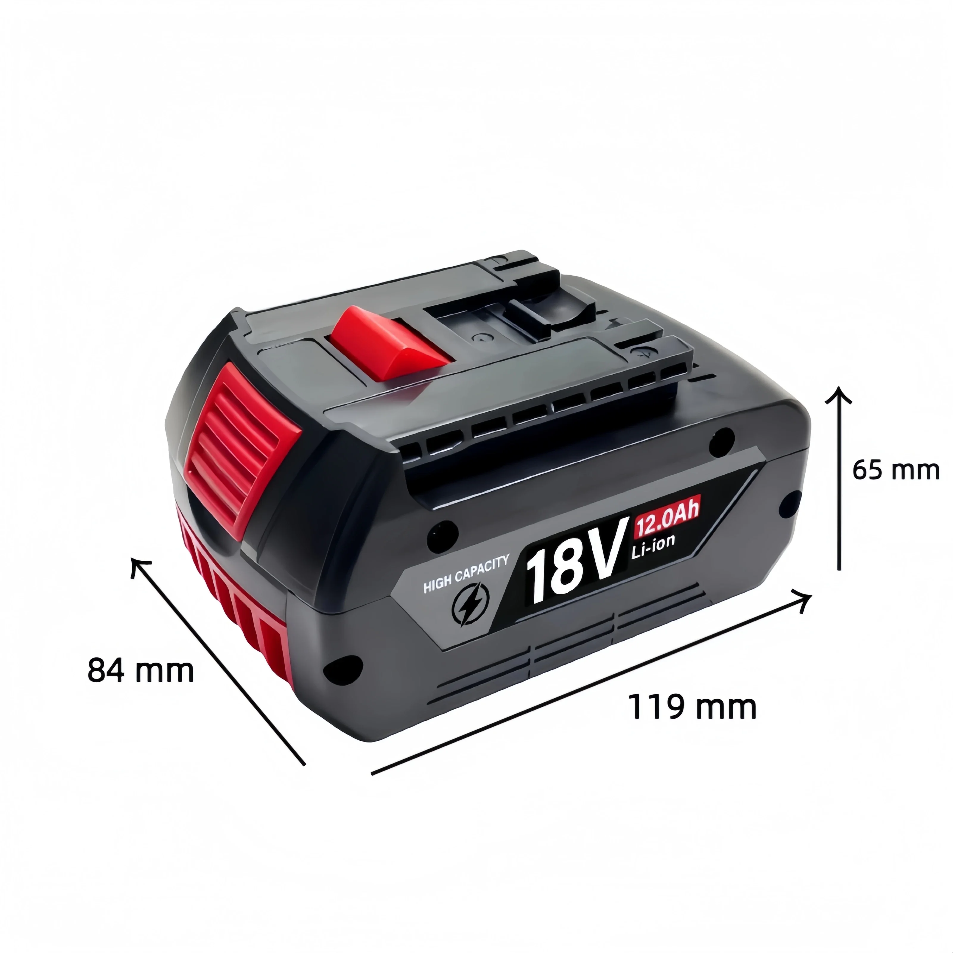 18V Rechargeable Batteries For BOSCH 18V battery 12000mAh LITHIUM-ION GDS250-Li GSR180-Li GKS185-Li GWS180-Li GSB185-Li Battery