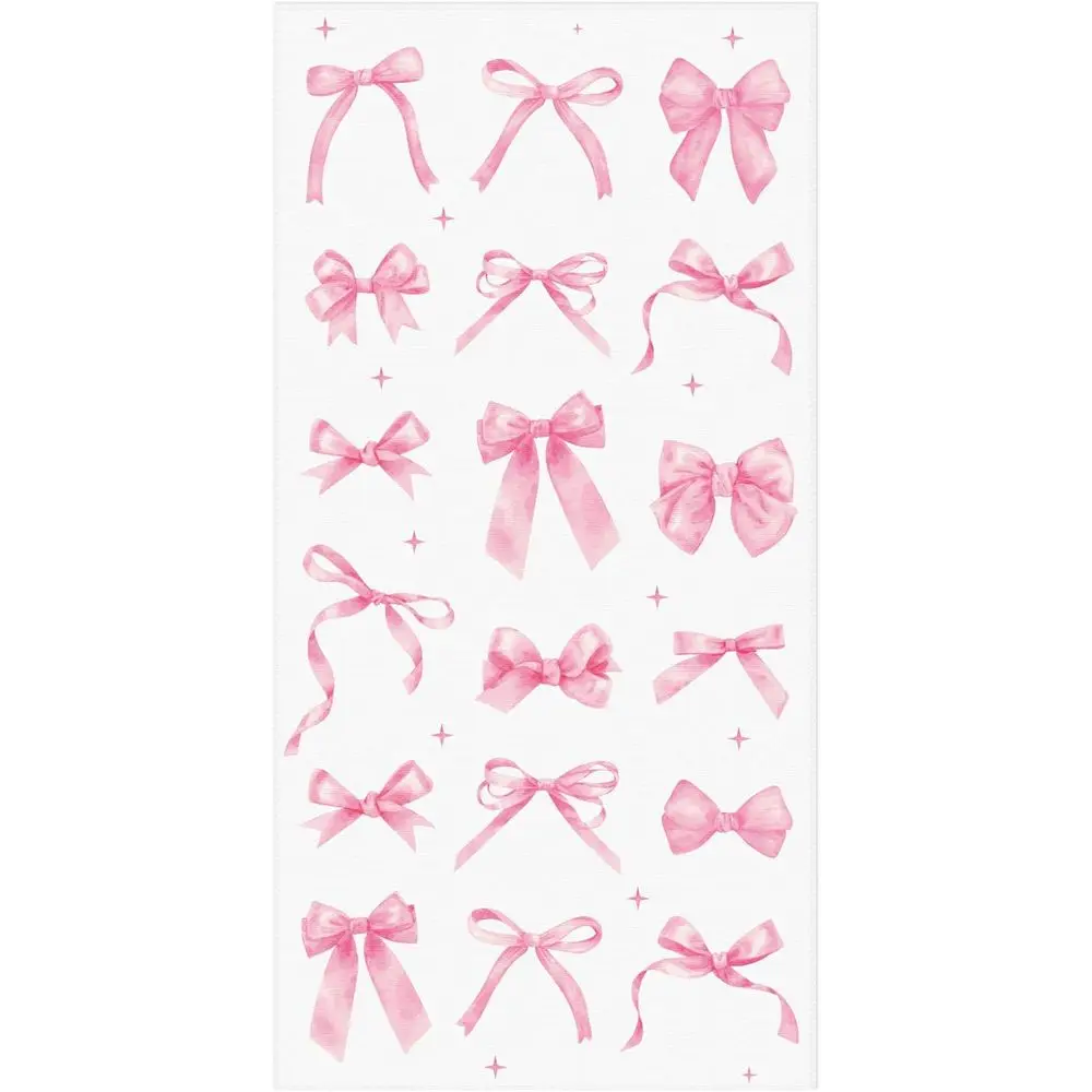 

Pink Bow-Decorated 30x60 Inch Microfiber Beach Towel - Quick Dry, Sand-Free Blanket for Summer, Travel & Outdoor Activities