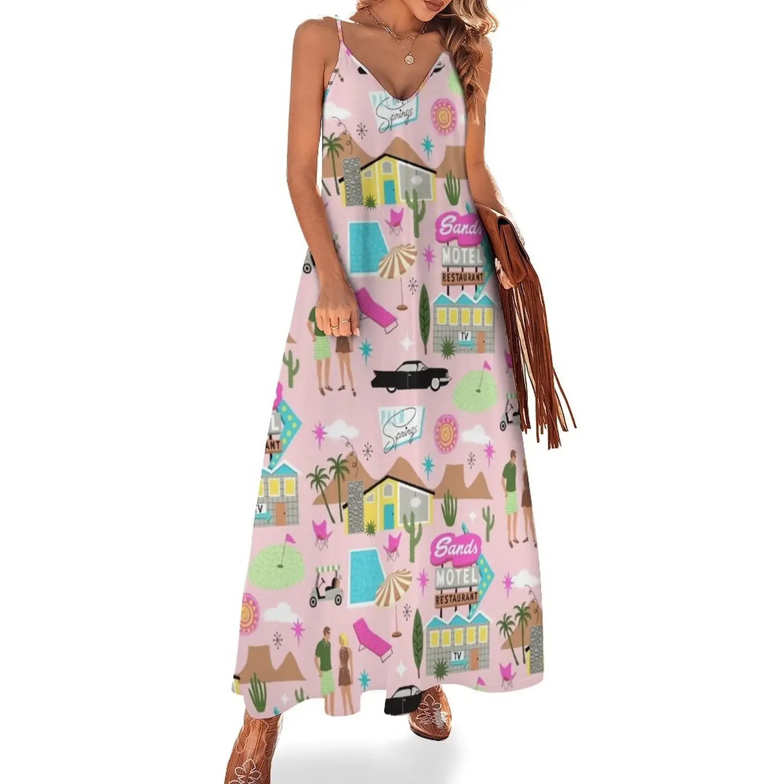 

Palm Springs Pop Sleeveless Dress summer dresses summer dress woman 2025 party dresses women