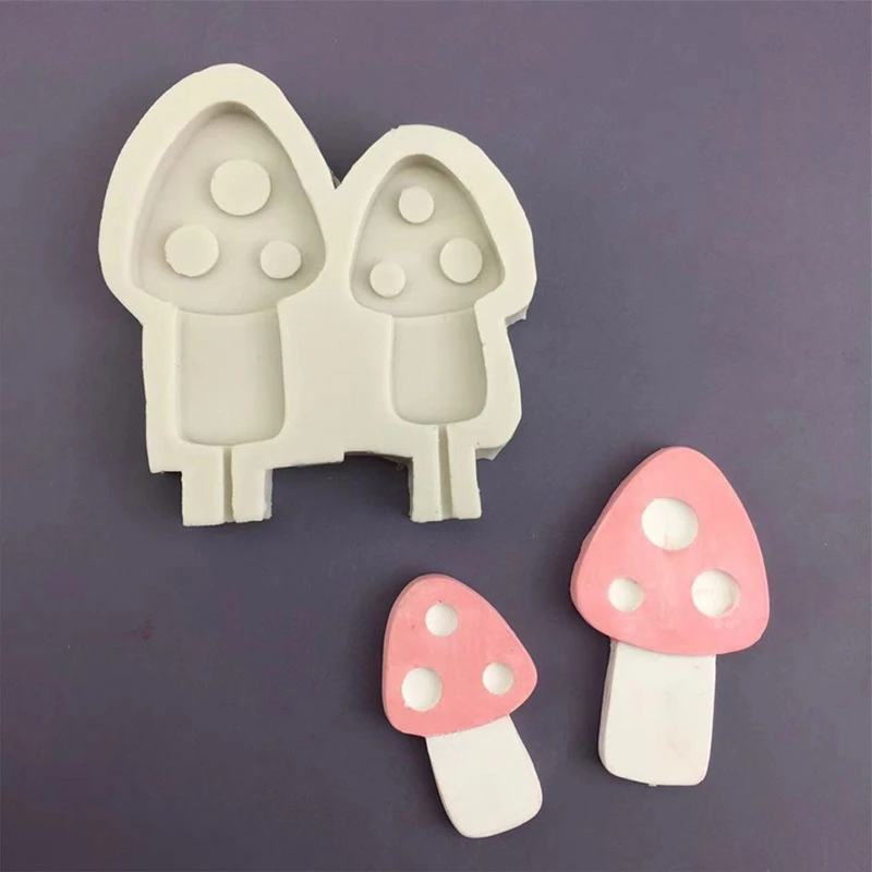 Moldes de silicona para Fondant, moldes para Chocolate, caramelo, Mousse, molde en forma de Seta, R7UB