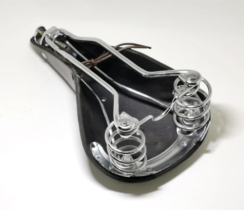 G98 Fahrradsattel aus reinem Rindsleder, handgefertigt, Sitzkissen, Fahrrad, Sport, Retro, Vintage, Fahrrad, Fahrradsattel – Detail 18
