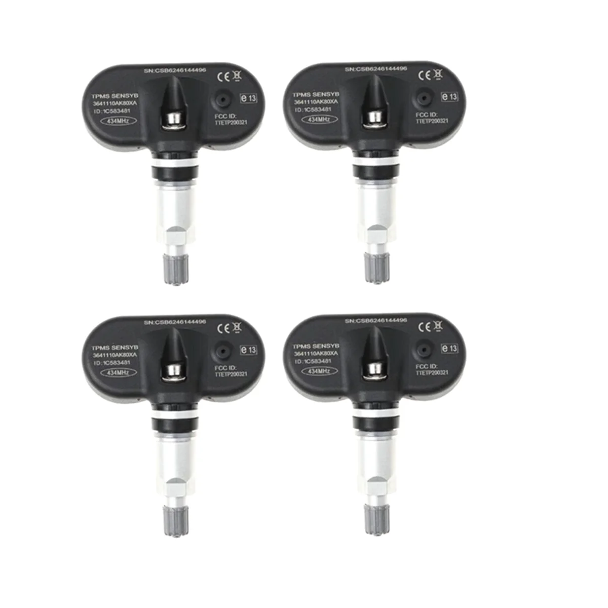 

4PCS Tire Pressure Sensor TPMS for H5 5 C30 434MHZ 3641110-K80 3641110AK80XA