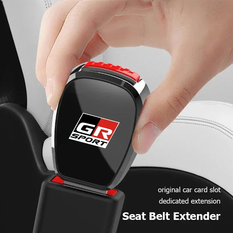Car Seat Belt Buckle Plug Auto Safety Strap Extension Accessories interior For  GR SPORT Toyota Hiace supra Prius Camry Corolla