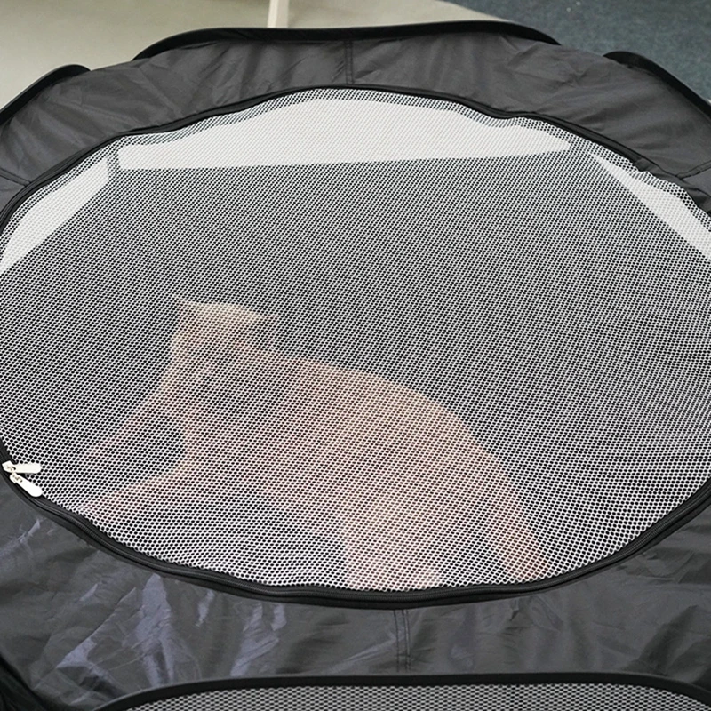 Cat Furniture Tent for Indoor and Outdoor Portable Cat Tunnel Mesh Kennel Breathable Folding Cat Toy for Floor Outside