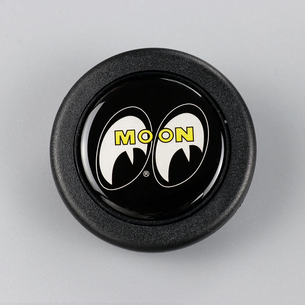 MOON Steering Wheel Horn Button+Retainer Ring fit for MOMO OMP NRG VERTEX SPARCO