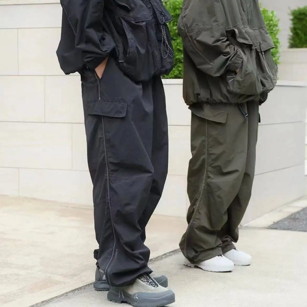 

Urban Outdoor Sle Waterproof Casual Work Pants Multi-ket y Leisure Trousers Collaborative Series by MENS