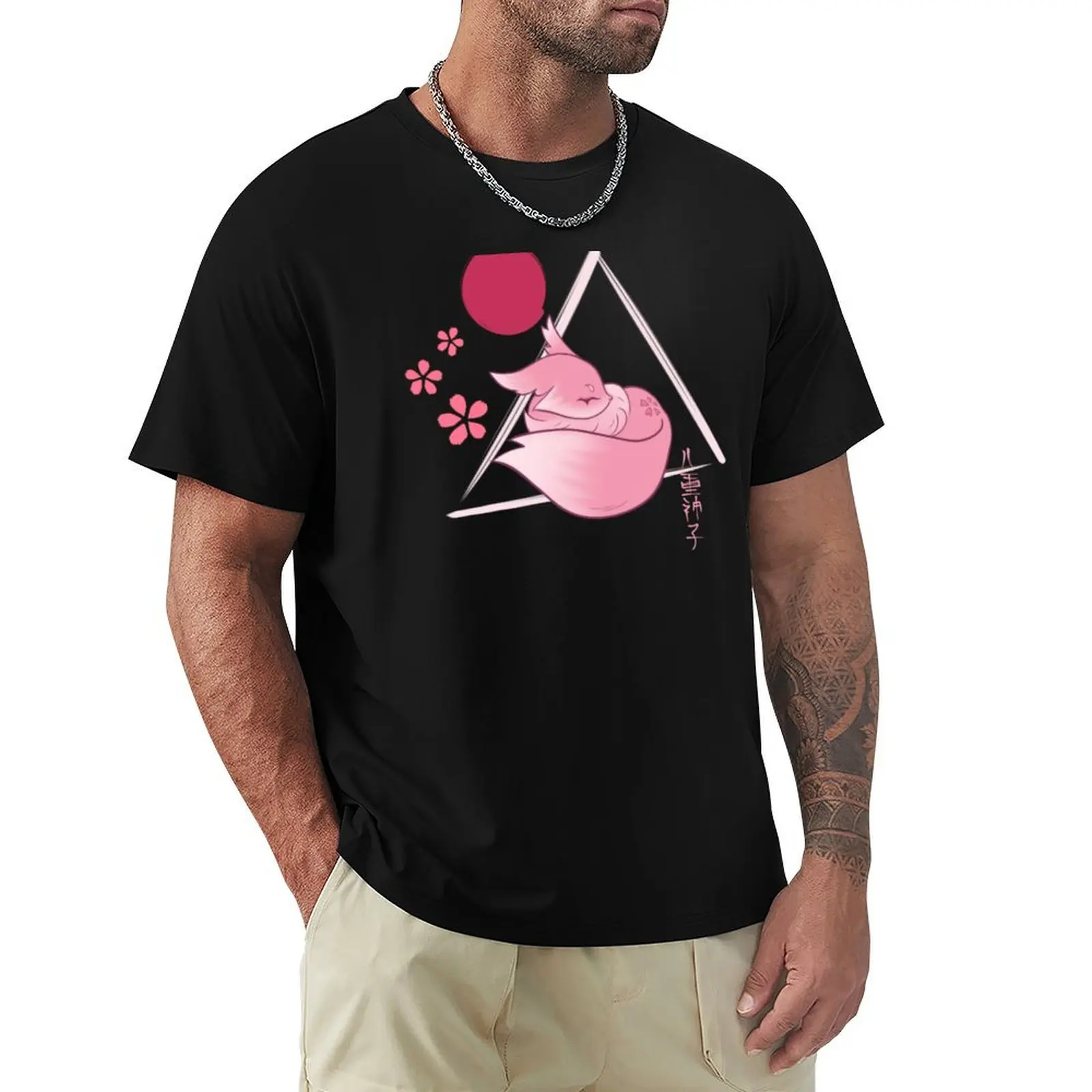 

Yae Miko Fox T-Shirt Streetwear Print Tee Shirt