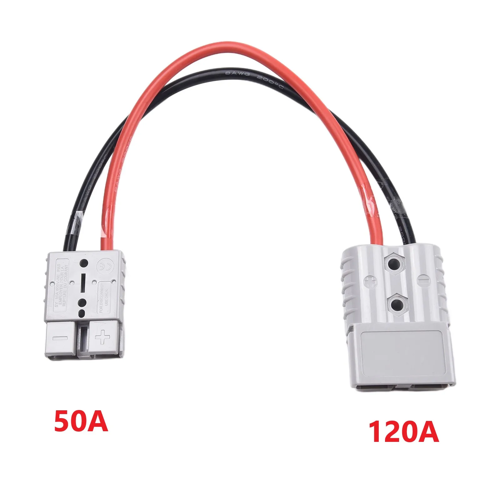 1pc Adapter 50A For Anderson  Connector Double Y Adapter 4mm Car Cable 4 Square Wires 30cm For Forklifts Stackers Vehicles ﻿