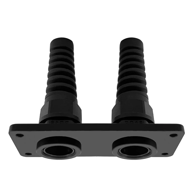 AB41-Strain Relief Cable Gland Connector Two-In-One Hydraulic Pipe Protective Cover Cable Sleeve Round Bottom