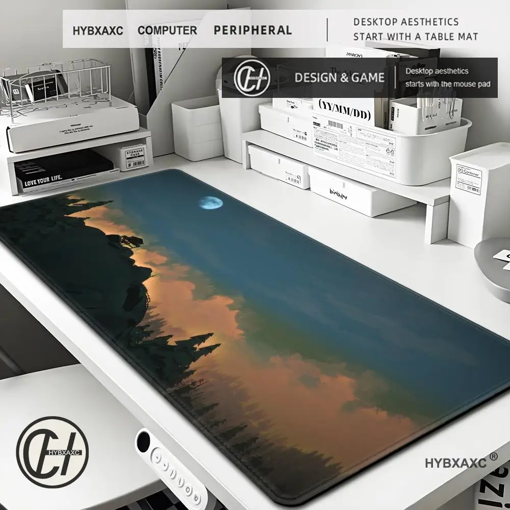 Cool_Indie_video_game_The_Long_Dark Mouse Pad gaming accessories Rubber pc gaming Seamed Mouse HYBXAXC Keyboard Pad Computer