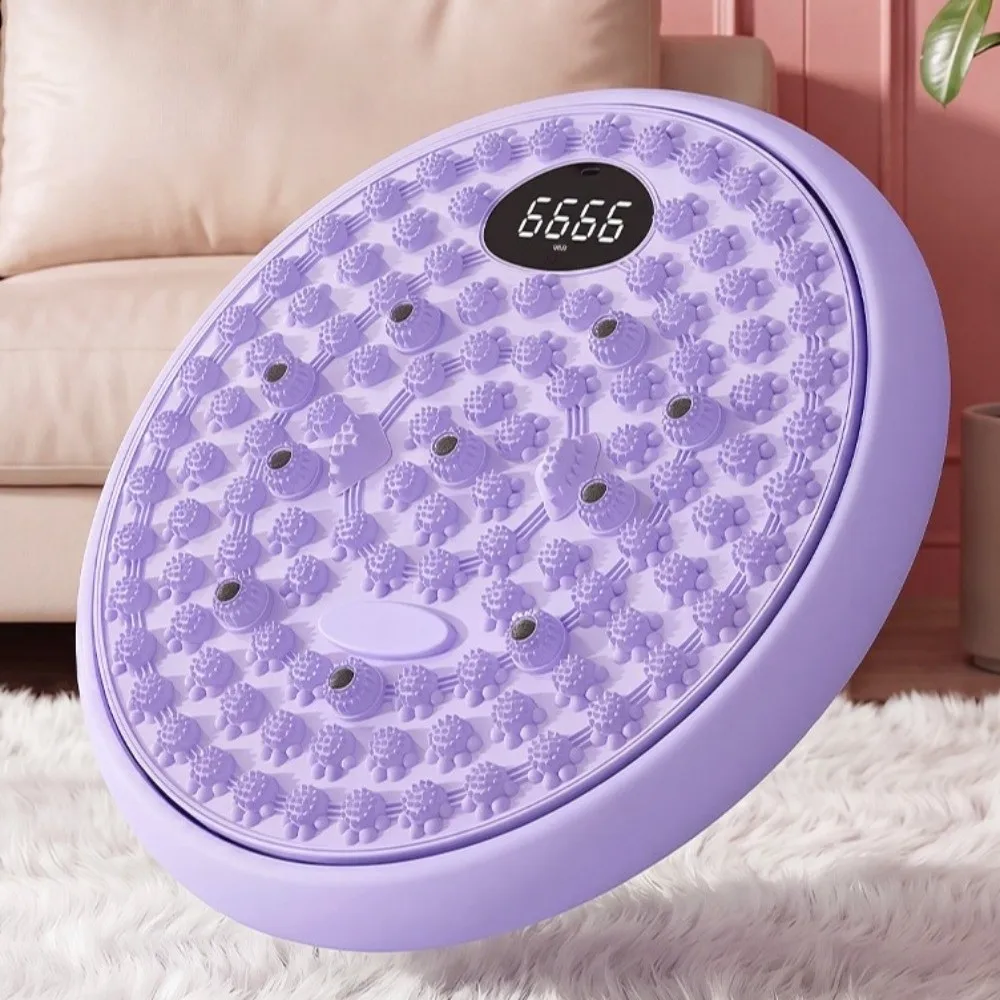 Shiatsu Board Non-Slip Waist Twisting Disc Counter Magnetic Twist Machine Turnable Portable Acupressure Mat Sports