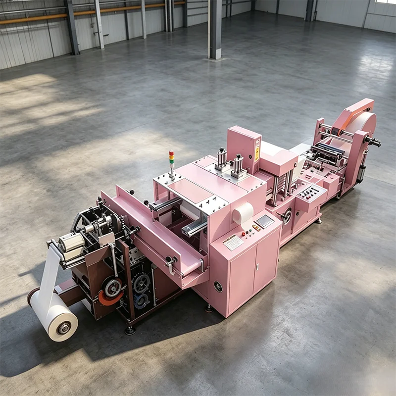 Toilet Paper Roll Machine 2 Ply Embossed Jumbo Rewinder for Tissue Production
