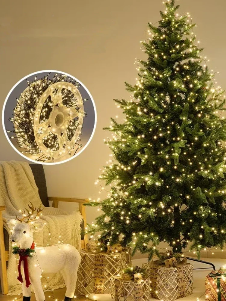 LED pétard chaîne lumières ue/US DC puissance télécommande Halloween guirlande fée lumière pour fête de mariage décoration de noël